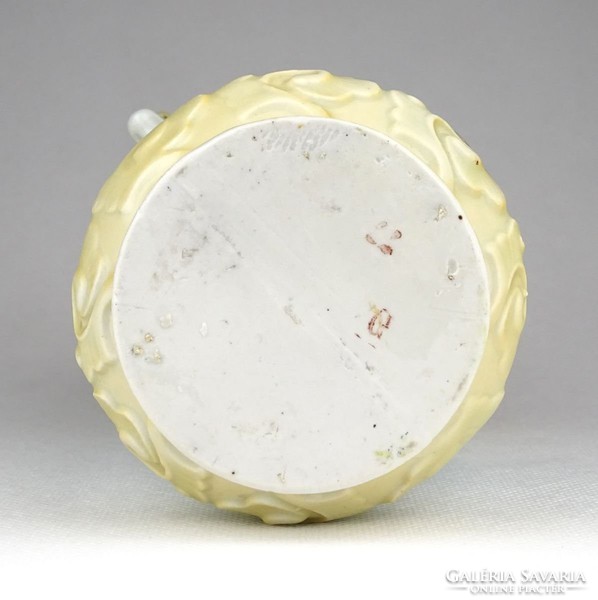 1A643 Antik szüreti porcelán amfóra 16.5 cm