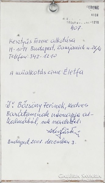 1A734 Kesztyűs Ferenc : "Életfa" 2001