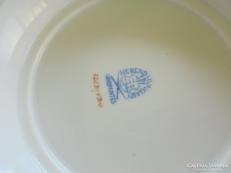 Nagy méretű Herendi porcelán Viktória mintás kaspó