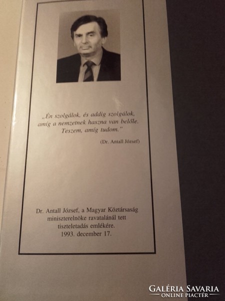 Nemzeti gyász - Dr  Antall József emlékére  1994. - magyar történelem , politika, könyv