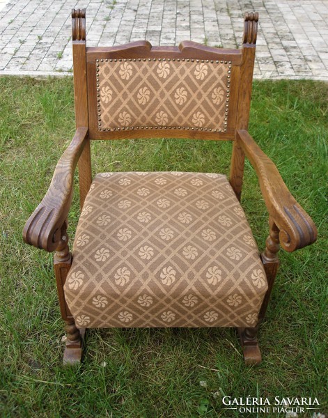 Colonial armchair, comfortable for reading or watching TV