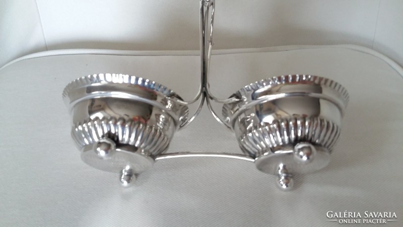 Spice holder, late 1900s, silver-plated