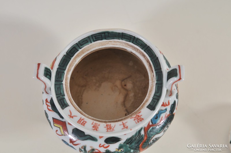 Antik kínai Ming porcelán füstölő