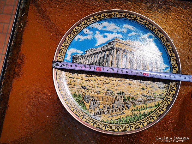Acropolis, Greek wall plate,