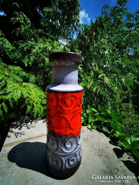 Art deco ceramic vase, 32 cm