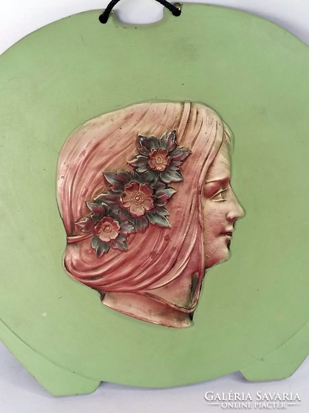 Ritka antik Bernard Bloch falidísz 1880 -1900 között