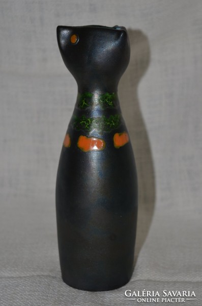 Kerámia macska váza  ( DBZ 0017 )