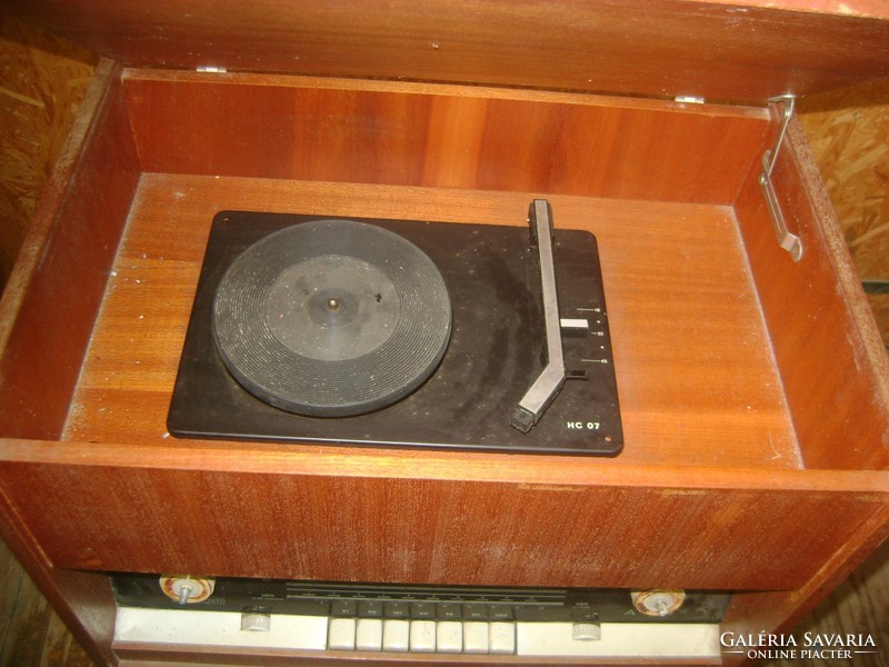 Resprom music box, chest of drawers - radio, turntable - 1960s