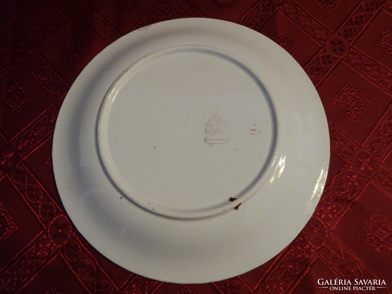 Granite Hungarian porcelain, paprika patterned wall plate, diameter 24 cm. He has!