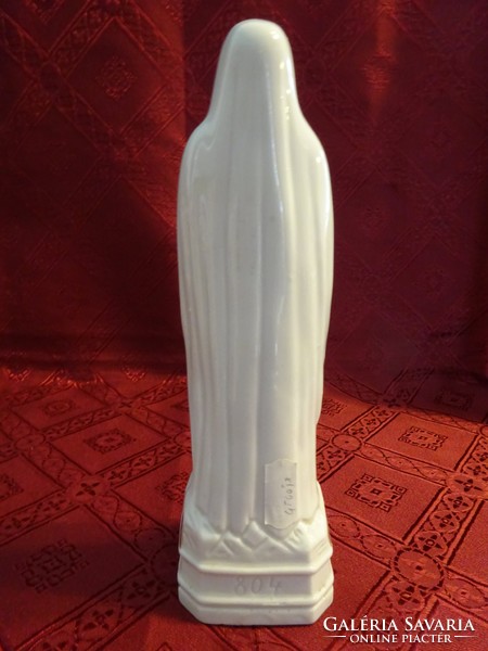 German porcelain figurine, statue of the Virgin Mary, height 20.5 cm. Signed 804. There is!