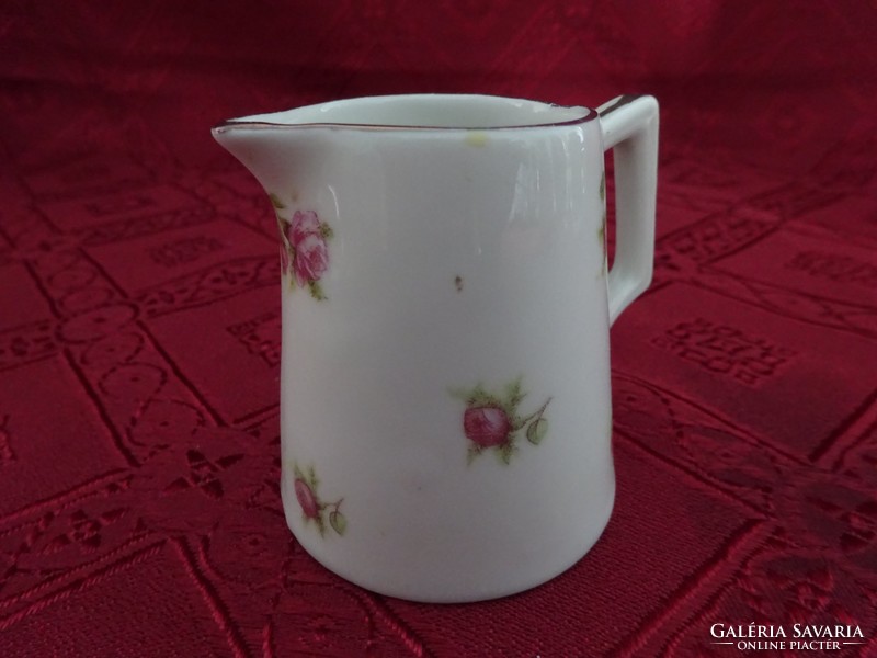 German porcelain, floral milk spout, height 6 cm. He has!