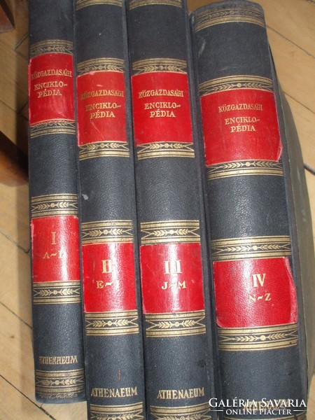 Közgazdasági enciklopédia I-IV. kötet