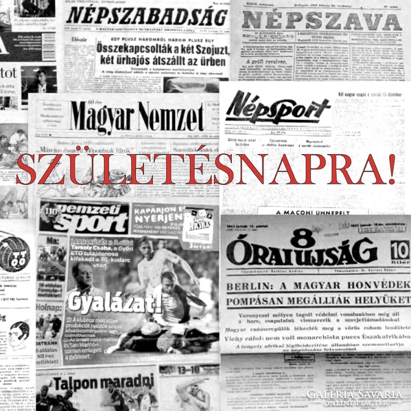 August 12, 1988 / Hungary / birthday old original newspaper no .: 4689
