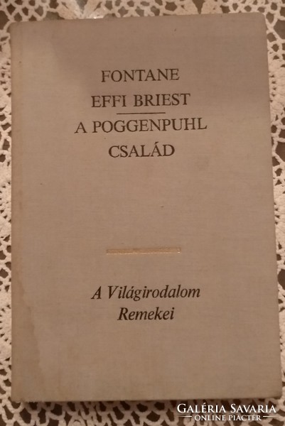 Fontane: Effie Briest. The poggenpuhl family. Masterpieces of world literature series.