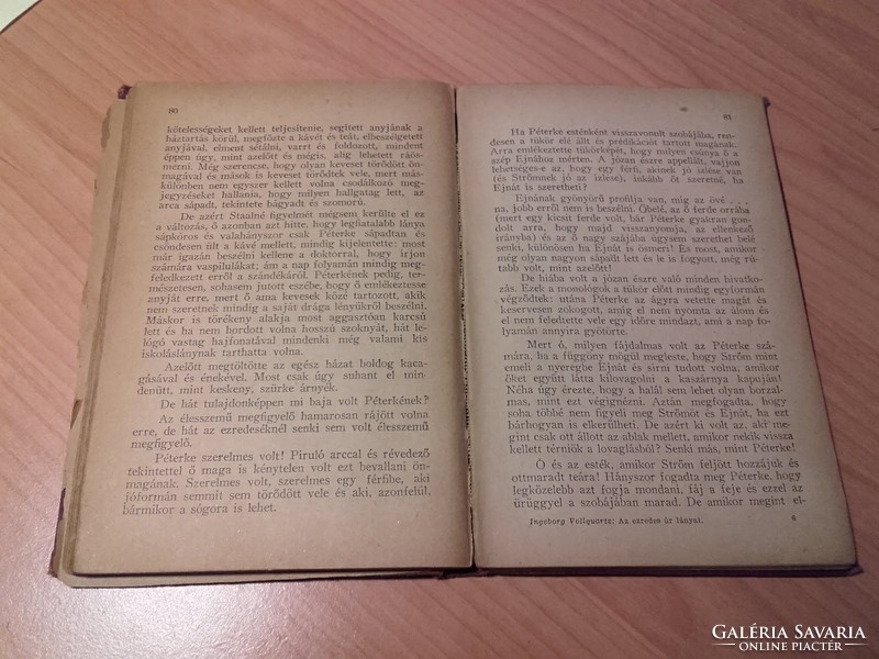 Egyetemes regénytár -antik könyv- Ingeborg Vollquartz  Az ezredes úr lányai 1916. irodalom, ponyva,