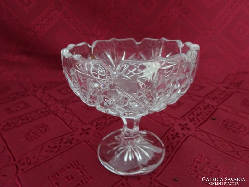 Anna hut crystal ice cream cup. Its diameter is 9 cm. He has!