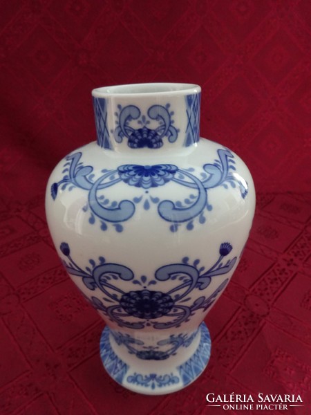 Unter weis bach German porcelain cobalt blue vase, height 17.5 cm. He has!