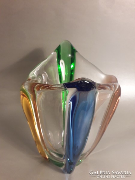Frantisek Zemek rhapsody glass vase, 1960s