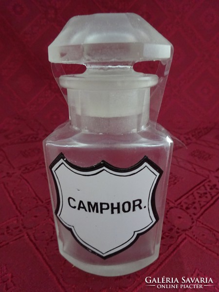 Medicine bottle - camphor - camphor. He has!
