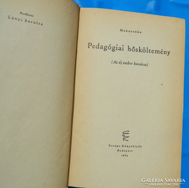 Makarenko - pedagogical heroic poem / book of millions