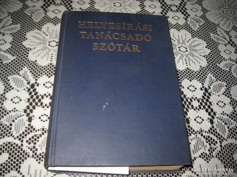 Helyesírási tanácsadó szótár 1970