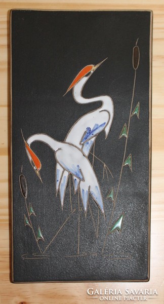 Ruscha pottery: herons in the reeds