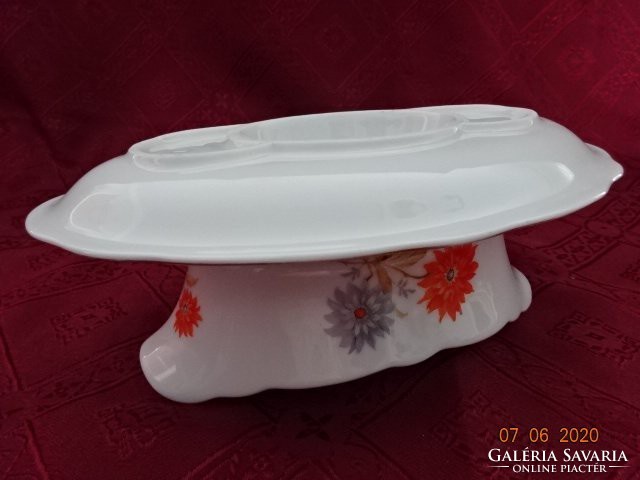 Zsolnay porcelain, antique, shield-stamped compote bowl with placemat, vaneki!