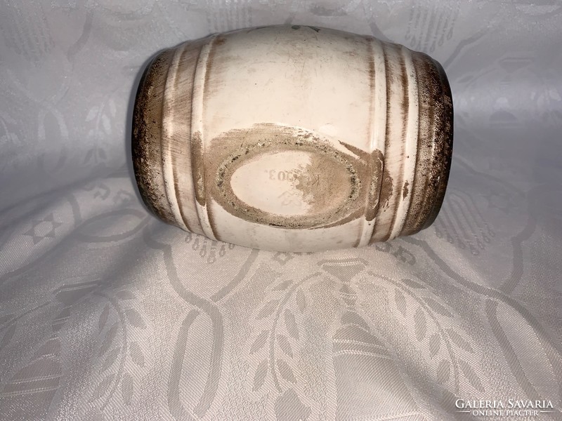 Antique hummel ceramic barrel