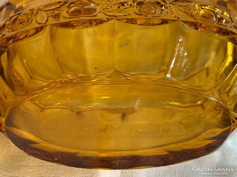 Valter brown glass bowl