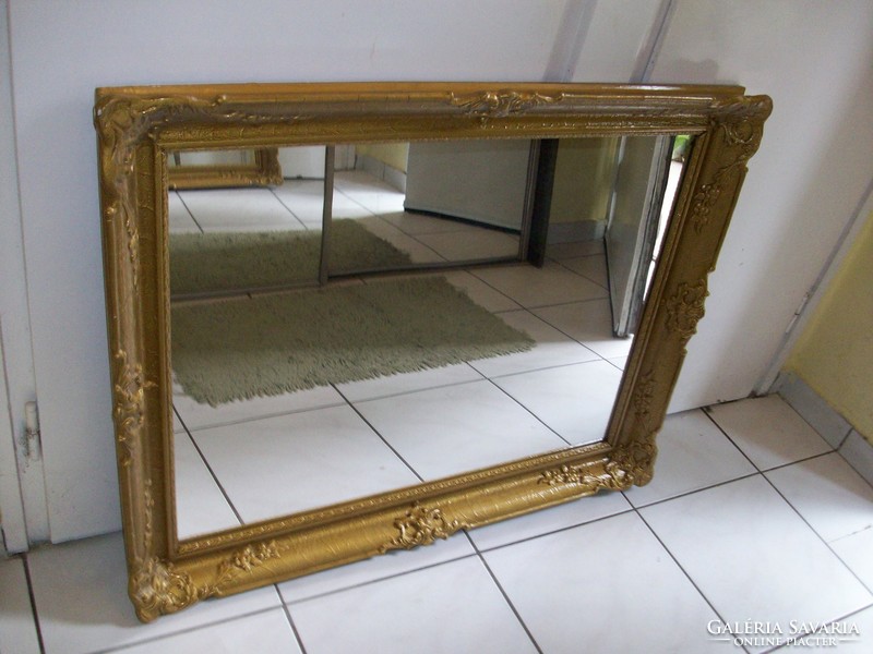 Gyönyörű régi tükör 94 x 75 cm.