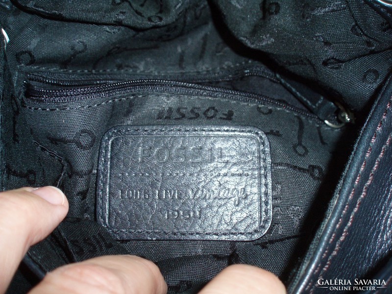Fossil leather women's handbag, shoulder bag