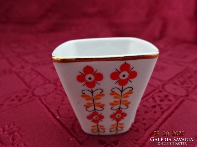 Hölóháza porcelain, rectangular cup. He has!