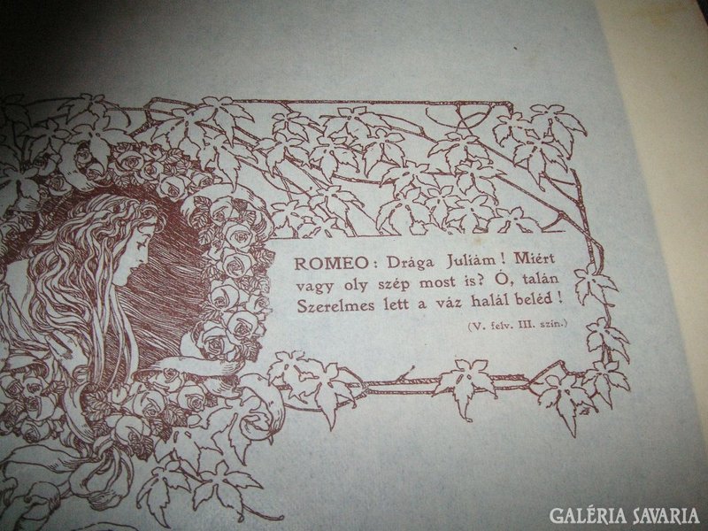 Shakespeare Album , 1906 . szép állapot