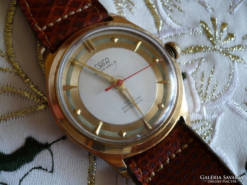 Orfa is an extremely rare and beautiful watch from Germany with a special structure