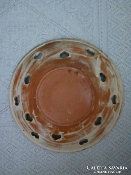 Domonyi pál ceramic wall plate, plate - deer