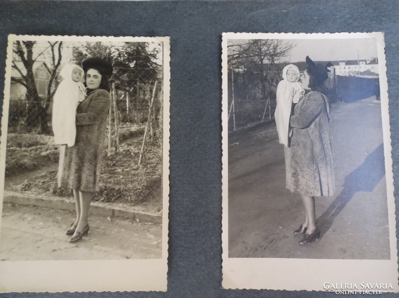 Fotóalbum + 115 KÉP - 1944 -ből, egy katona családja - OSZTRÁK - 115 db képpel