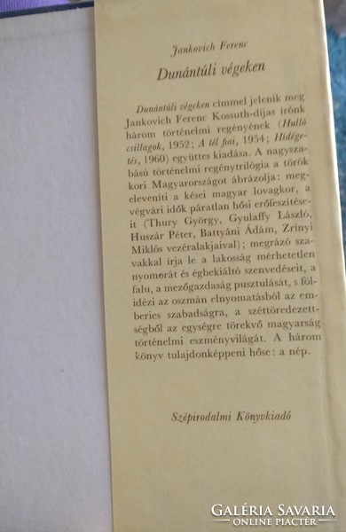 Jankovics Ferenc: Dunántúli végeken I-III.  ajánljon!