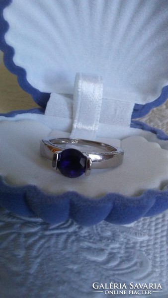 Iolit 925 ezüst gyűrű