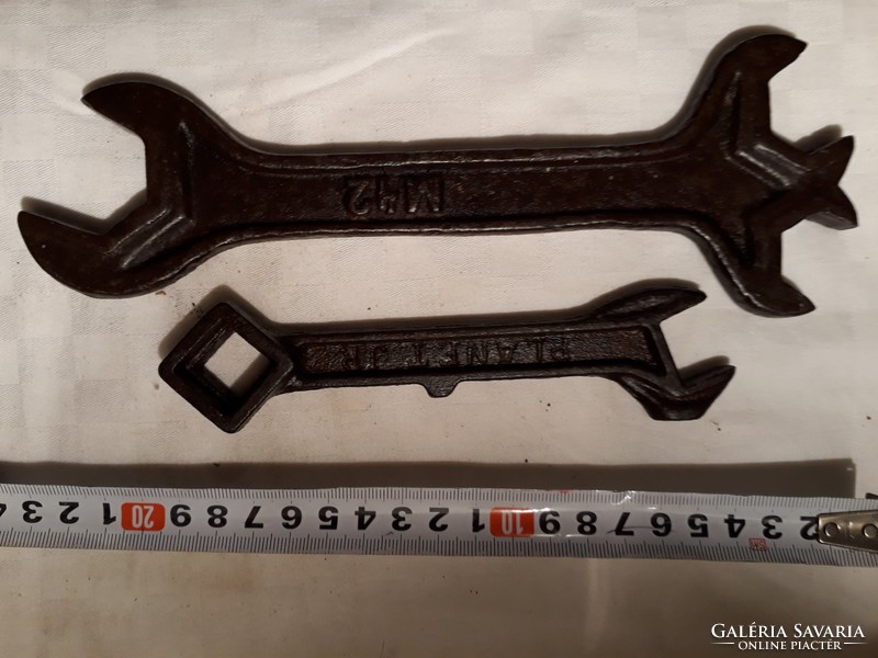 2 old marked spanners
