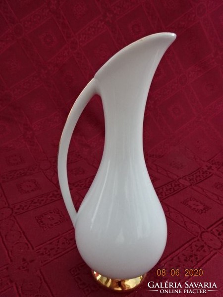 EIGL minőségi  porcelán Ausztria, MURAU,  emlék váza, magassága 16 cm. Vanneki!