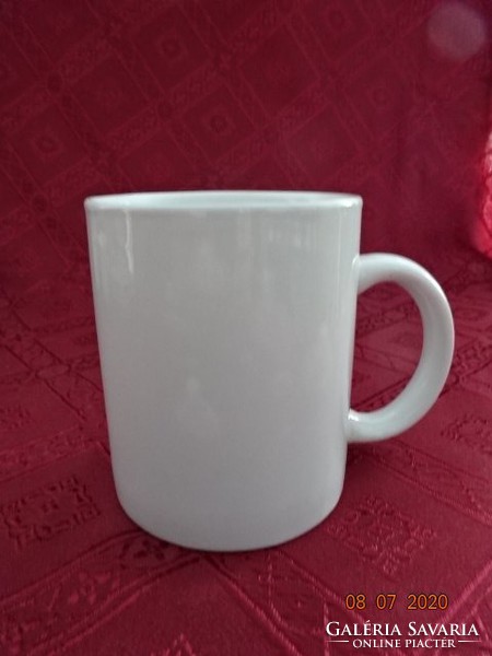 German porcelain cup, height 9.5 cm. He has!