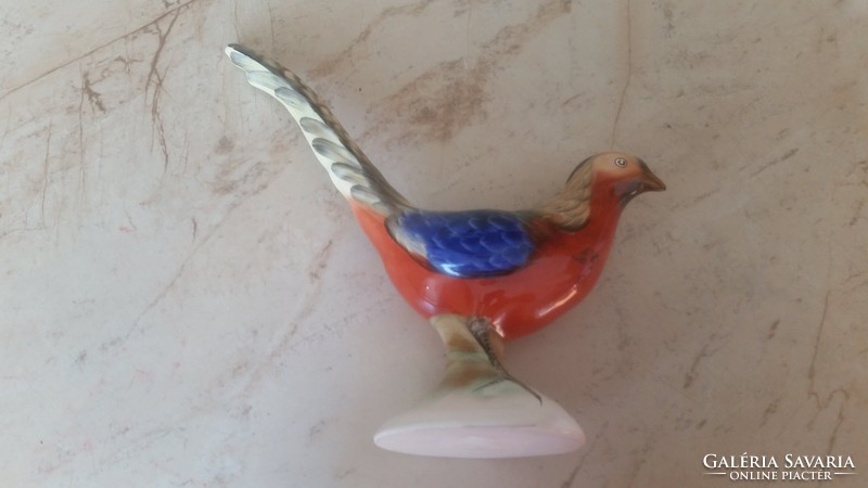 Szép kerámia fácán madár , szobor 23 cm  eladó!