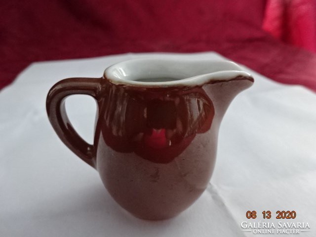 German porcelain mini jug, height 4.5 cm. He has!