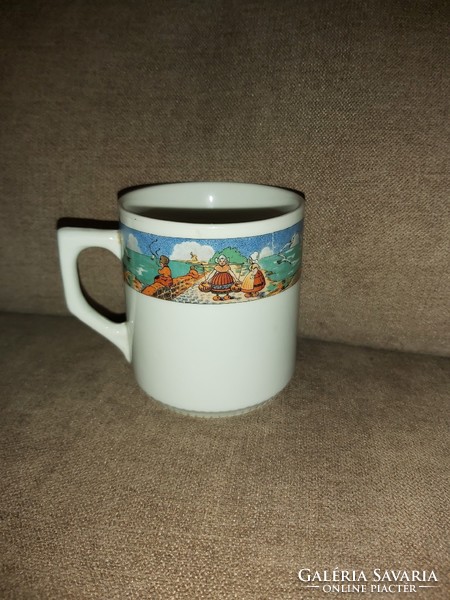 Rare collector's iris porcelain mug