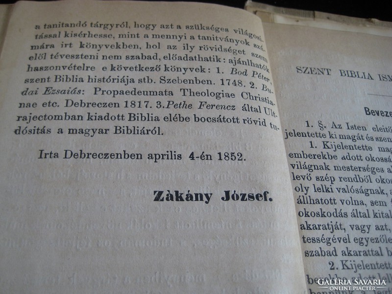 Kálvinista témájú , érdekes összetételű könyvecskék - tan anyagok az 1800 évek második feléből