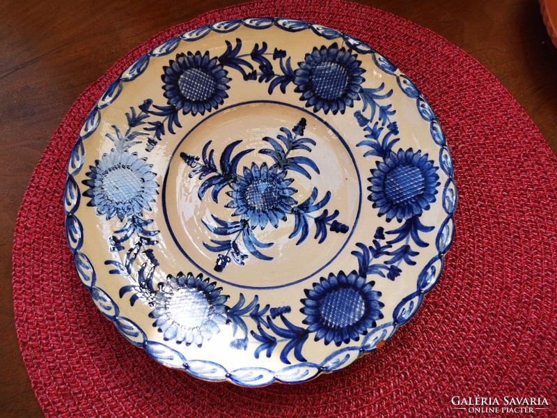 Blue flower plate, János czugh