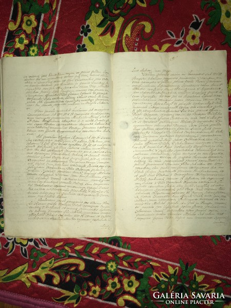 Kis Komárom / Zalakomár  1781. március 19.Úriszék bíráskodási jegyzőkönyv Karos és Galambok helység.