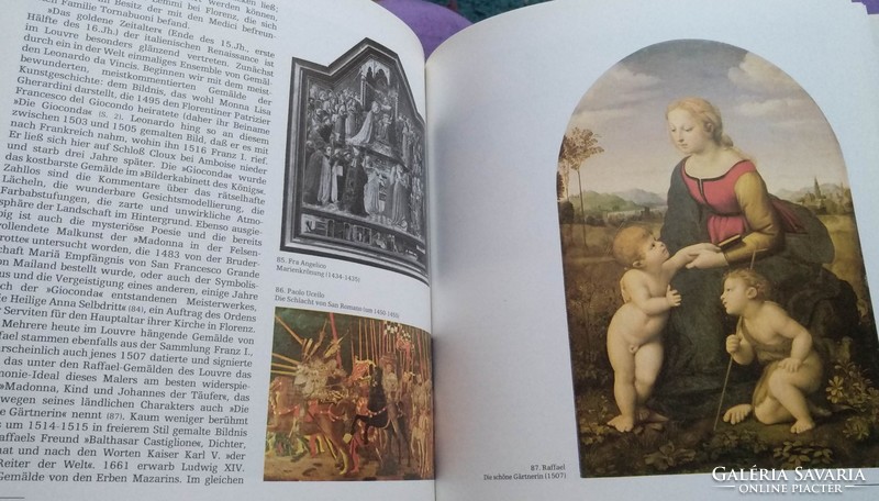 Der Louvre német nyelvű szép könyv a múzeum kincseiről, ajánljon!