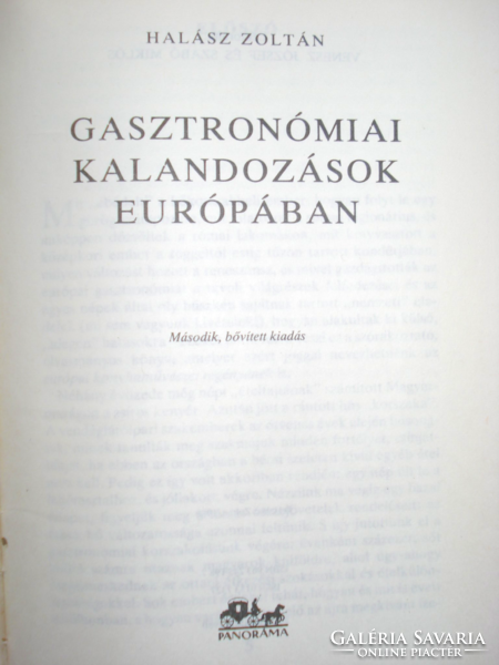Halász Zoltán - Gasztronómiai kalandozások Európában (Panoráma 1980)