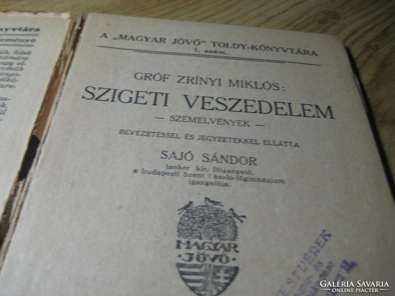 Miklós Gróf Zrínyi: the Szigeti vesezedelem / the Told library of the Hungarian future